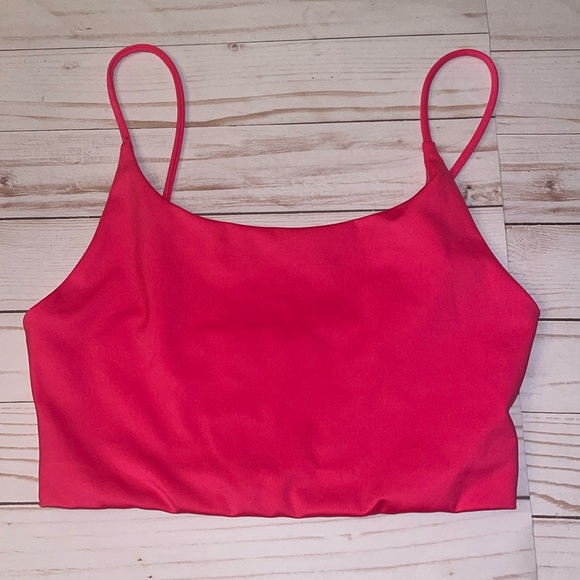 ALICE & OLIVIA Top Hot Pink Cropped Sz XS - Picture 1 of 8